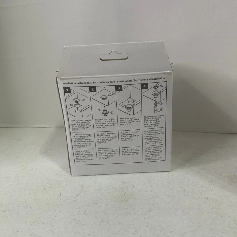 Delta 72010-AR Kitchen‎ Sink Flange and Basket Strainer Arctic Stainless NEW